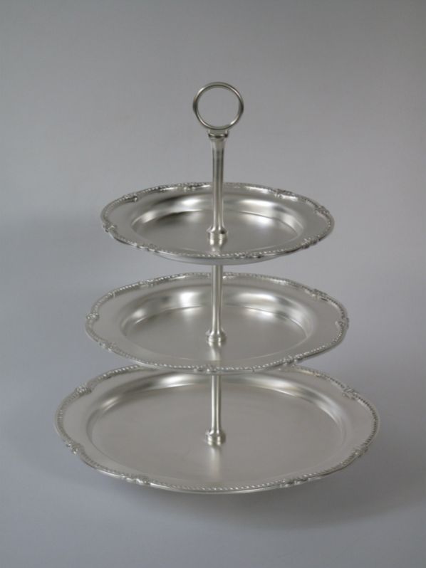 Silver Plated Three Tier Cake Stand