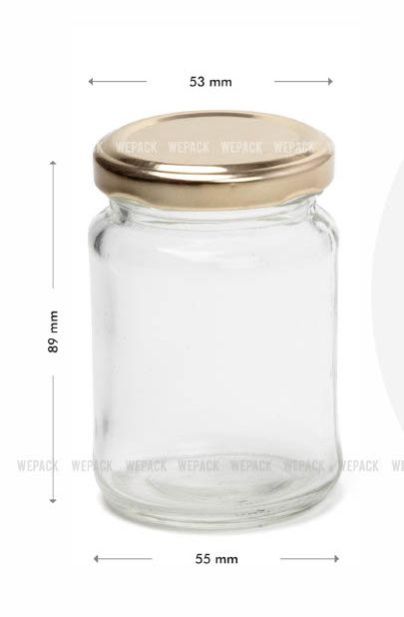 120ml Round Glass Jar