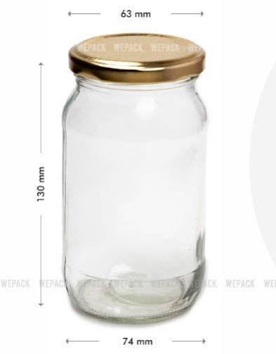 400ml Round Glass Jar