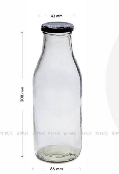 500ml Glass Milk Bottle
