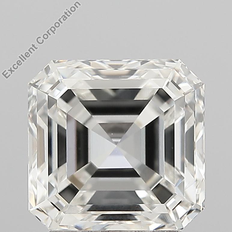 Asscher Shaped 3.25ct G VS1 IGI Certified Lab Grown CVD Diamond