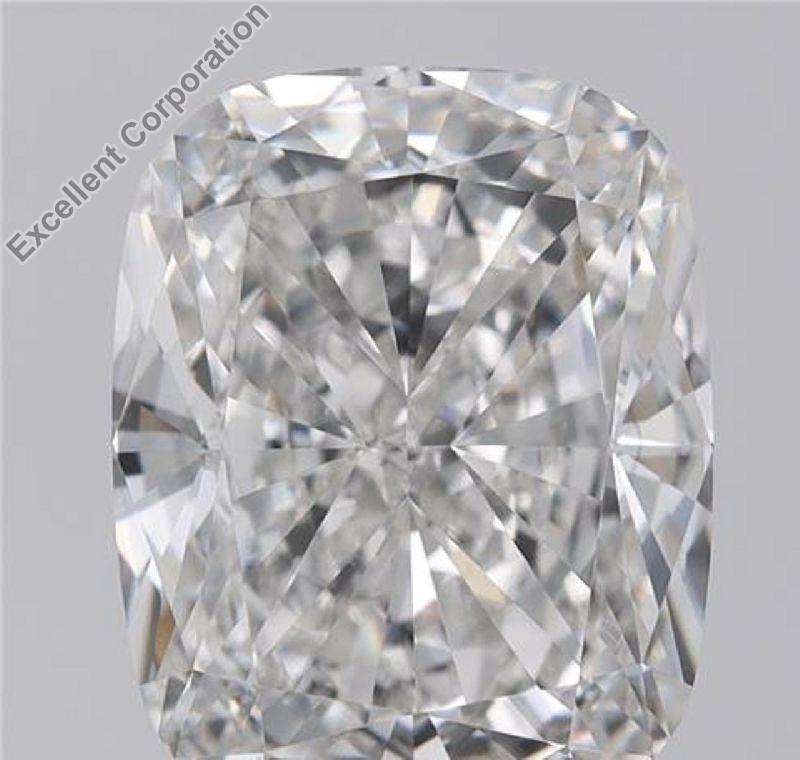 Cushion Shaped 4.25ct G VVS2 IGI Certified Lab Grown CVD Diamond