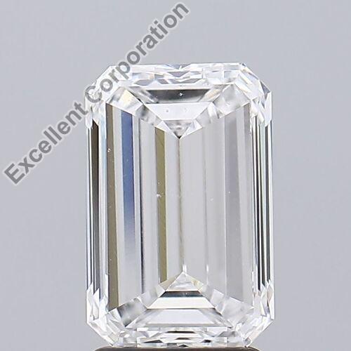 Emerald Shaped 3.00ct E VS2 IGI Certified Lab Grown CVD Diamond