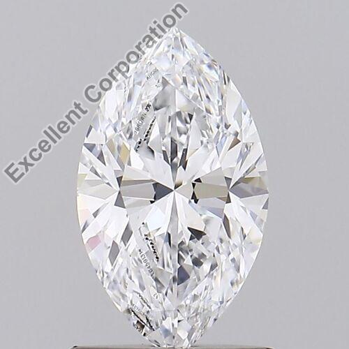 Marquise Shaped 1.00ct D VS2 IGI Certified Lab Grown HPHT Diamond