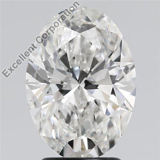 Oval Shaped 2.52ct G VS1 IGI Certified Lab Grown CVD Diamond