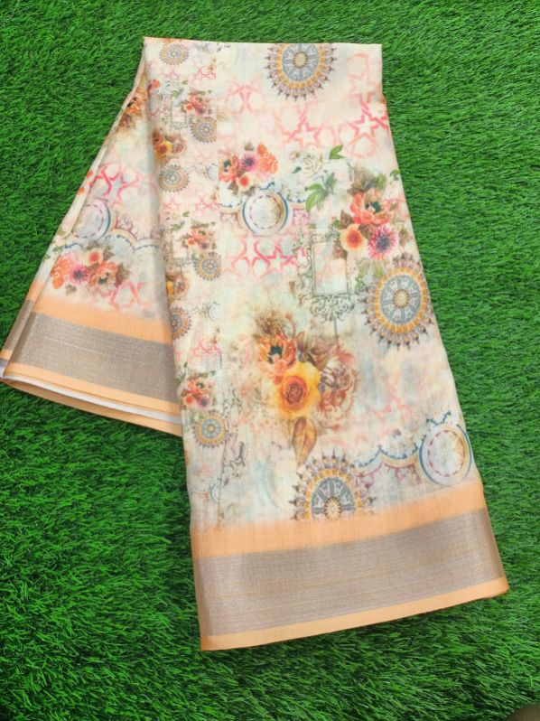 Ladies Linen Saree in Kolkata at best price by Asha Collection - Justdial