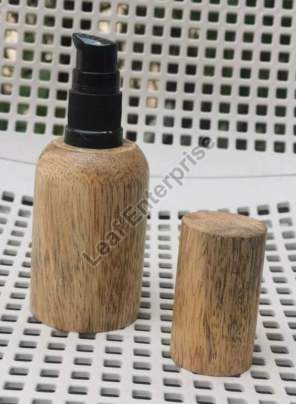 30ml Pump Wooden Cosmetic Bottle