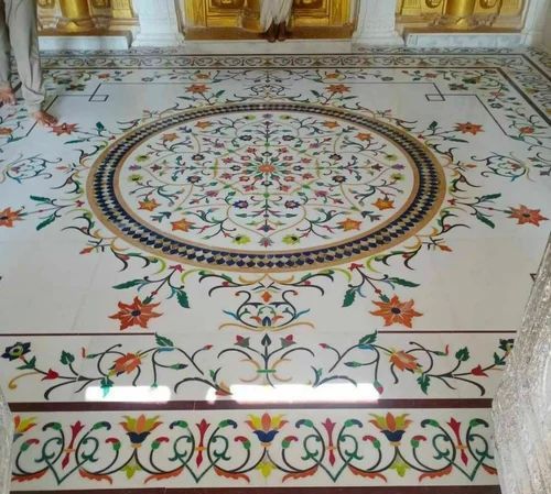 Marble Inlay Flooring