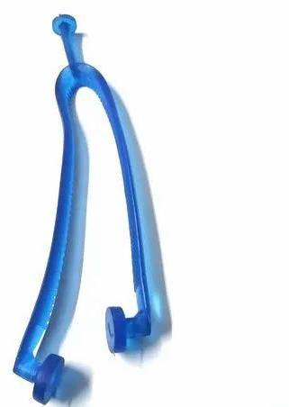 Ladies Blue PVC Slipper Strap