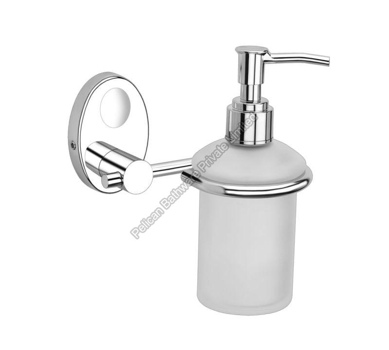 Stainless Steel Stand and Glass Liquid Soap Dispenser