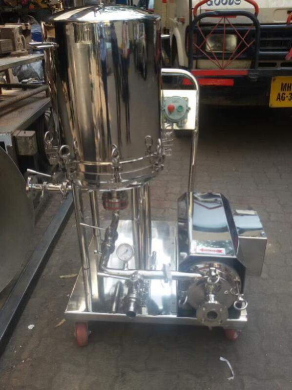 8 Inch Zero Hold Up Sparkler Filter Press