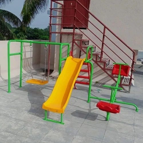 FRP Playground Spiral Slide