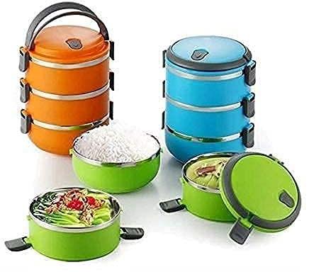 Stainless Steel Food Storage 3 Layer Hot Lunch Box