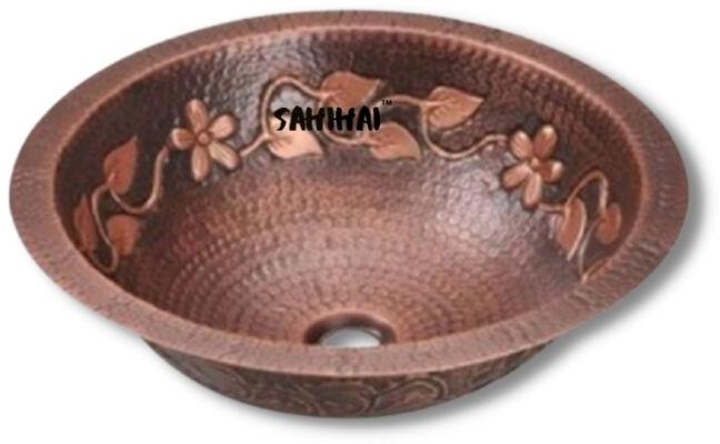 Copper Classical Full Bronze Basin Wash