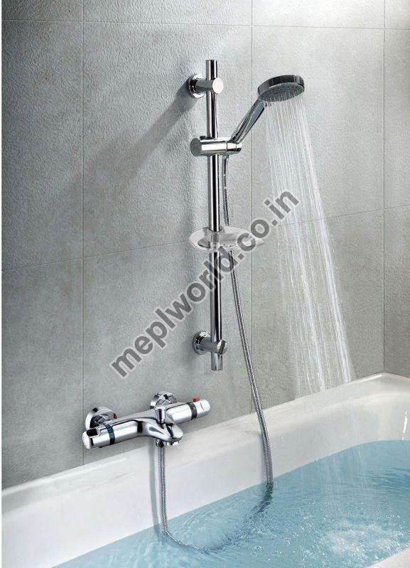 Thermostatic Wall Mounted Valve Bath Shower Mixer Kit