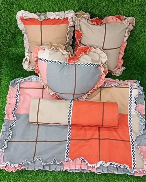 6 Pcs Bedsheet Set