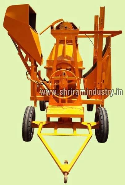 Concrete Mixer With Lift & Hydraulic Hopper