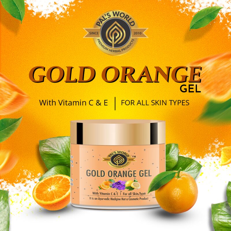 100gm Gold Orange Gel