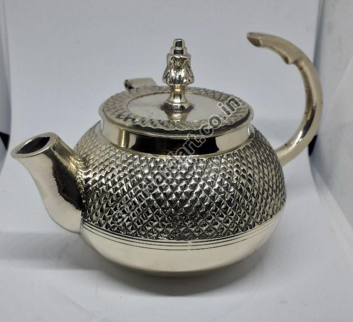 Brass Dotted Teapot