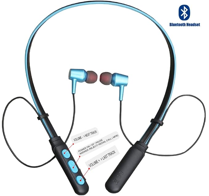 B11 Bluetooth Neckband Wireless Bluetooth Earphone with Music