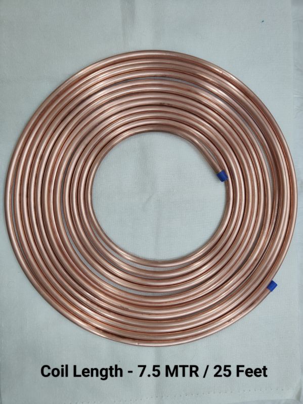 Copper Tube, Outer Dia 3/8 inch, Wall Thickness 20(L) swg