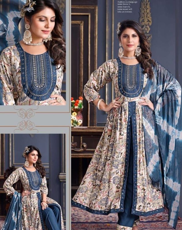 Sherwani Style Kurti Set