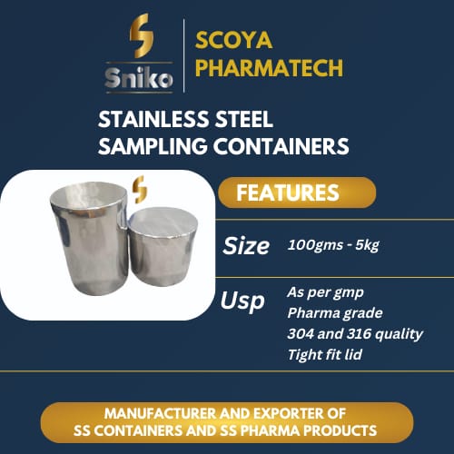 Stainless steel beakers