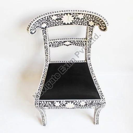Floral Bone Inlay Chair