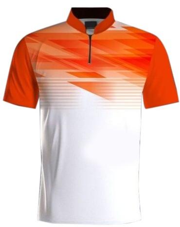 Mens Chinese Collar Sports T Shirt