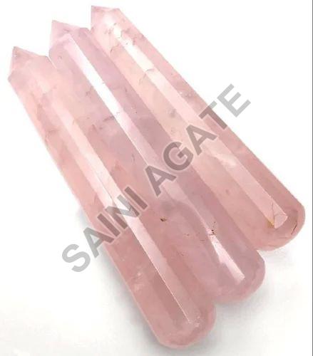 Rose Quartz Yoni Wand