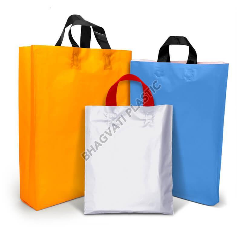 Coloured Plastic Carry Bags