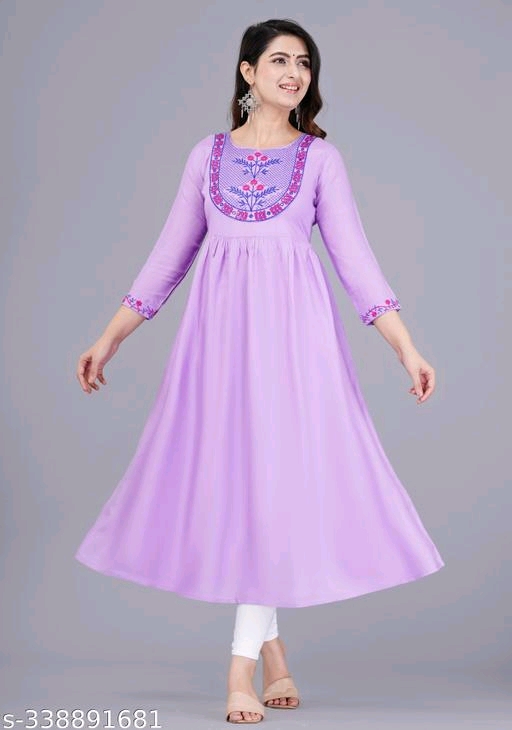 3/4 Sleeve Frock Style Kurti at Rs 4500 in Palwal | ID: 2851865340233