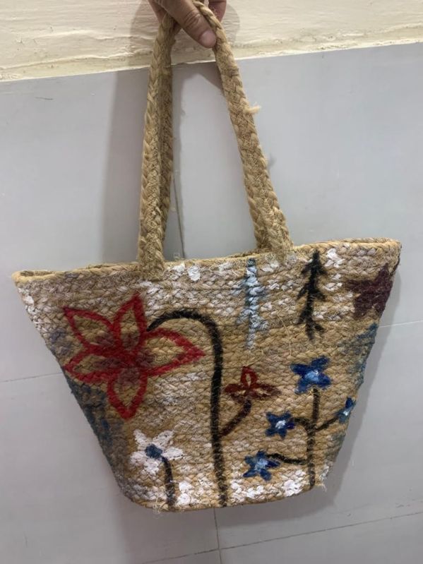 Hand Painted Jute Bags