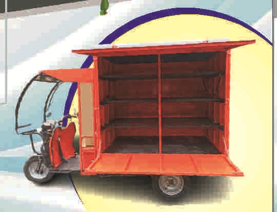 Battery Operated Electric Moblie Shop Cart
