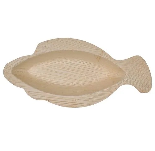 Palm Leaf Fish Plate