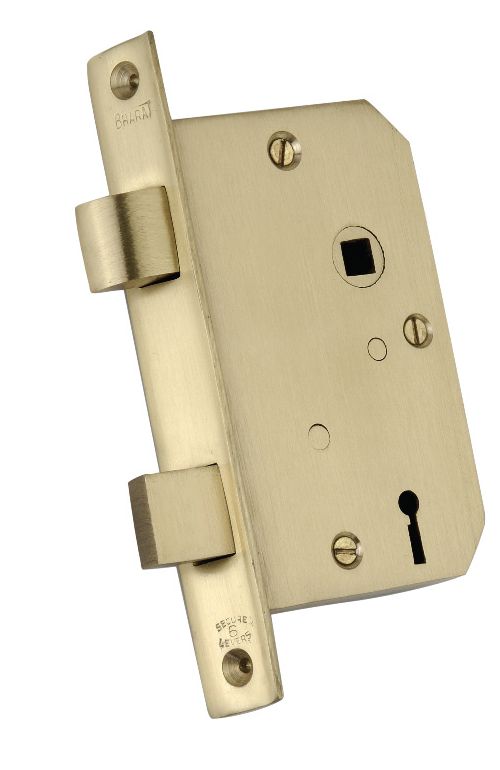 Brass Double Door Mortise Lock