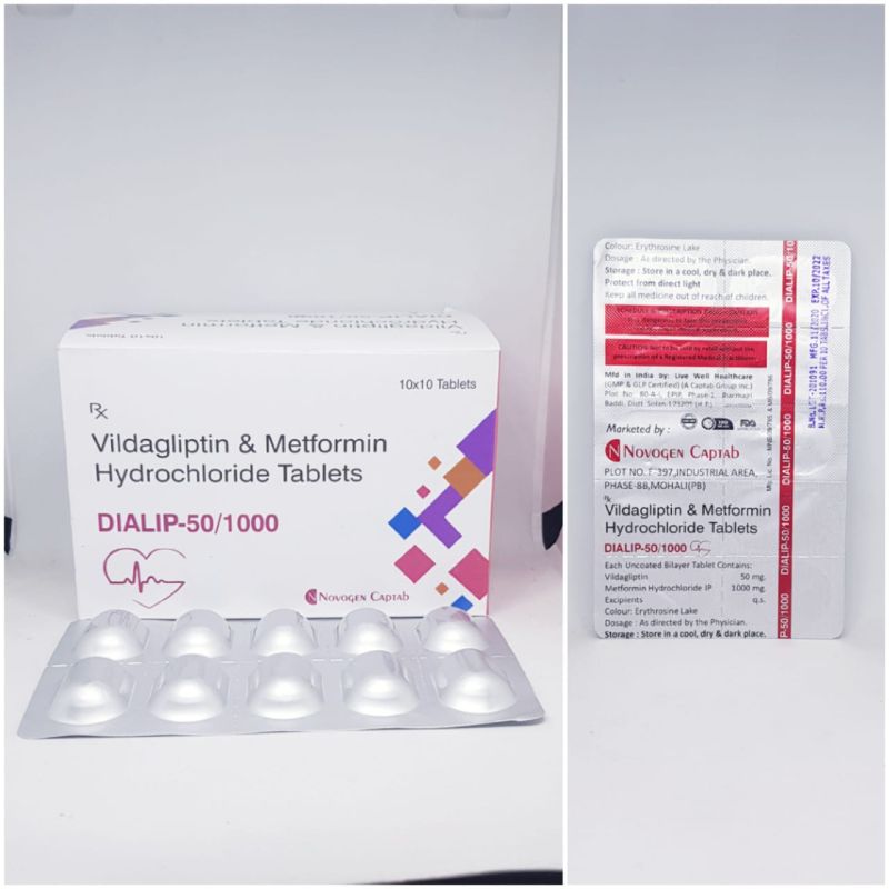 50/1000 mg Dialip Tablets