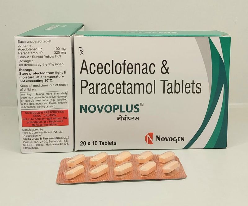 Aceclofenac & Paracetamol Tablets