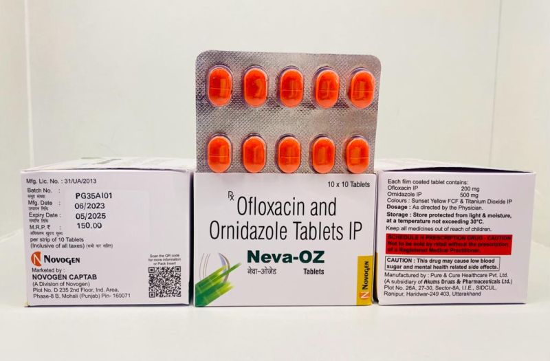 Ofloxacin and Ornidazole Tablets