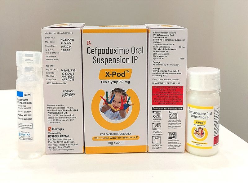 X-Pod Cefpodoxime Oral Suspension