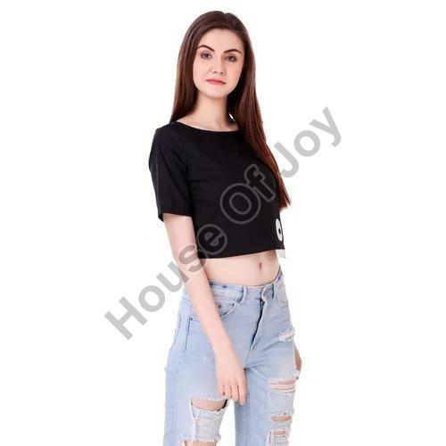 Ladies Cotton Crop Top