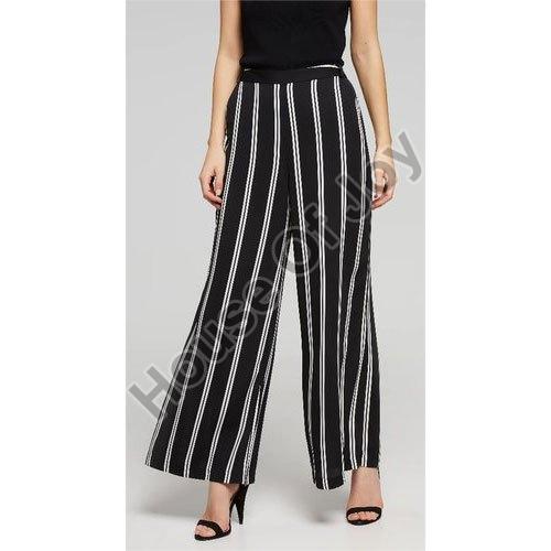 Ladies Striped Palazzo Pant