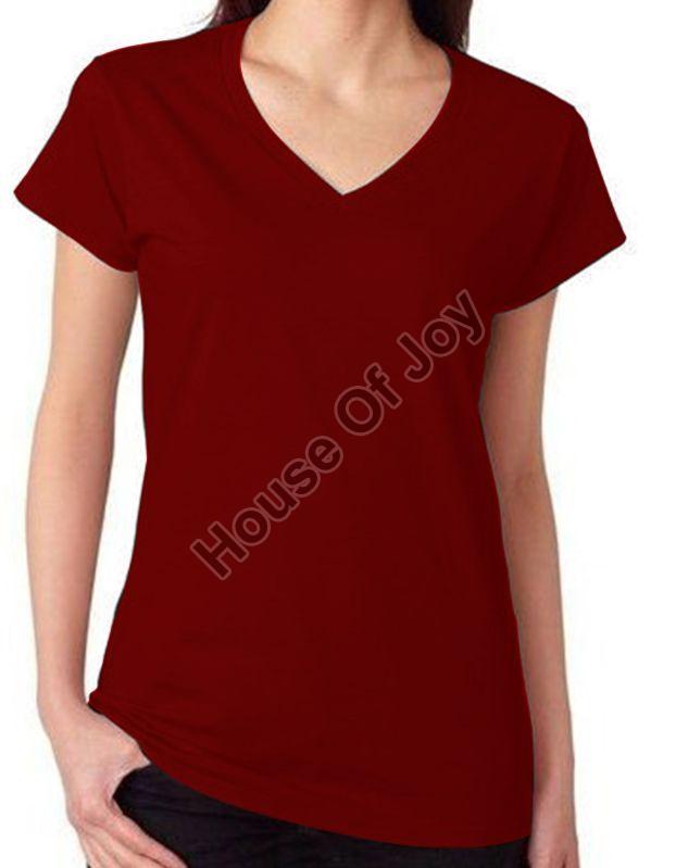 Ladies V Neck T-Shirt