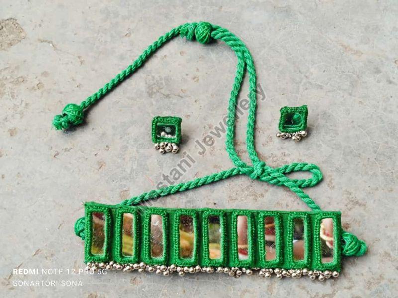 Kutch Mirror Work Necklace Set