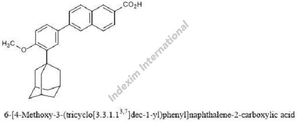 6(4-Methoxy-3-Tricyclo[3.3.1.1] Dec-1-Yl Phenyl)Naphthalene-2- Carboxylic Acid