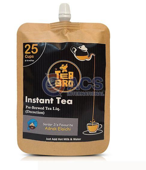 Tea Bro Adrak Elaichi Pre Brewed Tea Liquid Pouch