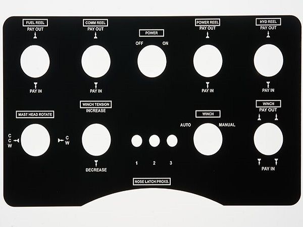 Control Panel Nameplate