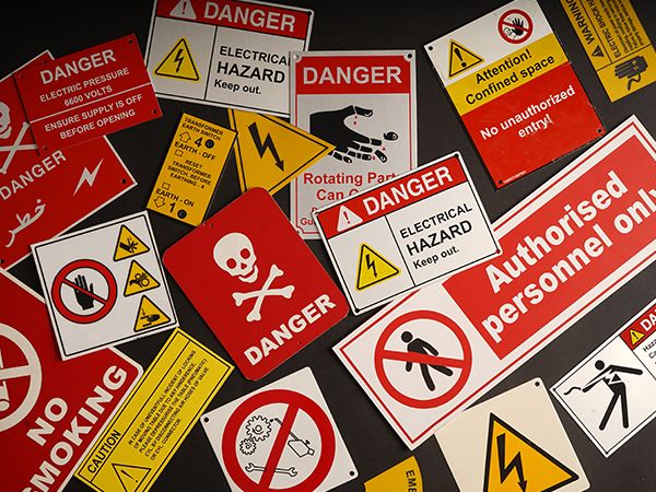 Safety Sign Plates