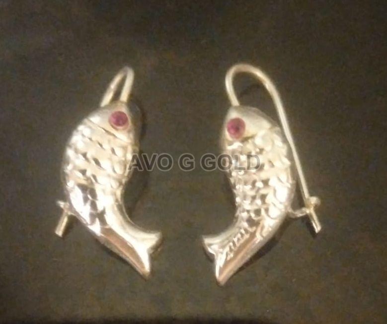 Skeletal Fish Earrings by Antonio Pineda - Long Ago & Far Away