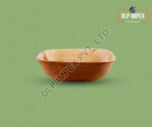 5.5 Inch Square Areca Palm Leaf Bowl